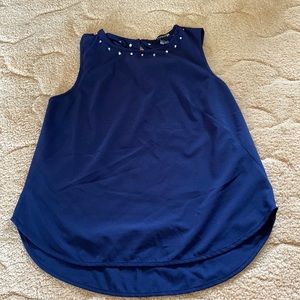 Forever 21 women’s navy blue tank blouse size small